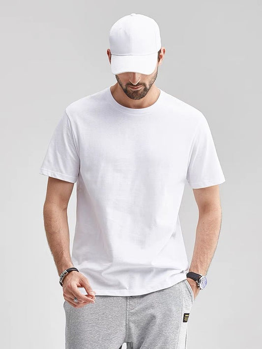100% Pure Cotton White T-Shirt