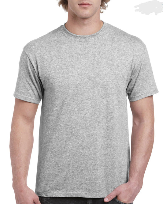 100% Pure Cotton Grey Melange T-Shirt